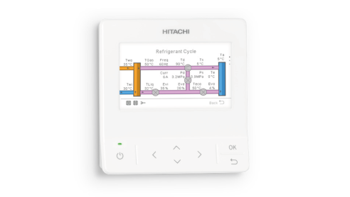 PC-ARFH2E LCD Controller for Yutaki Heat Pumps | Hitachi UK