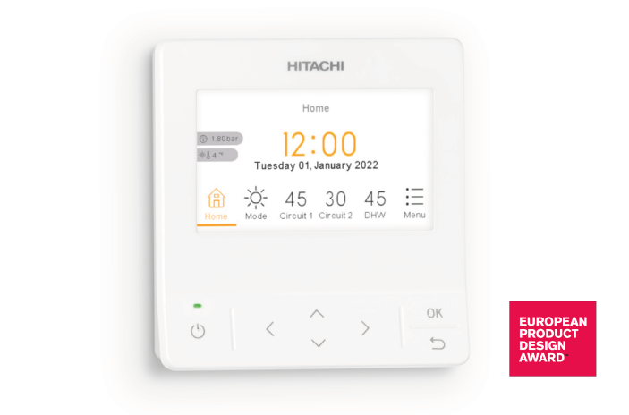 PC-ARFH2E LCD Controller for Yutaki Heat Pumps | Hitachi UK